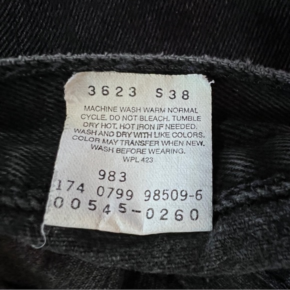 Vintage Men’s Levi’s 545. 42x34 Loose Fit. Distressed Jeans - Picture 9 of 9